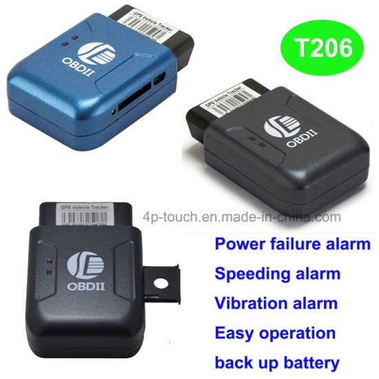 用于汽车/车辆的GSM SIM卡迷你GPS跟踪器T206
