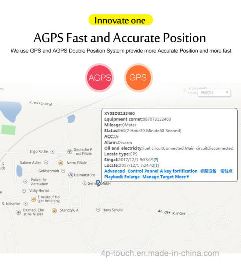 OBD II GSM卡车车辆迷你车GPS跟踪器，谷歌地图实时跟踪T206