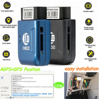免费应用程序GSM OBD车队管理车辆GPS跟踪器T206