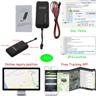 带有里程统计信息的热销GPS摩托车/车辆GPS追踪器（T110）