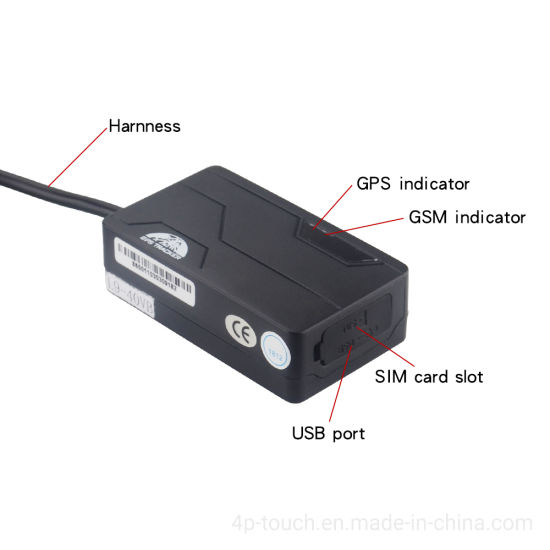 微型汽车摩托车 GSM 迷你车载 GPS 追踪器，带免费网络平台和 APP T311