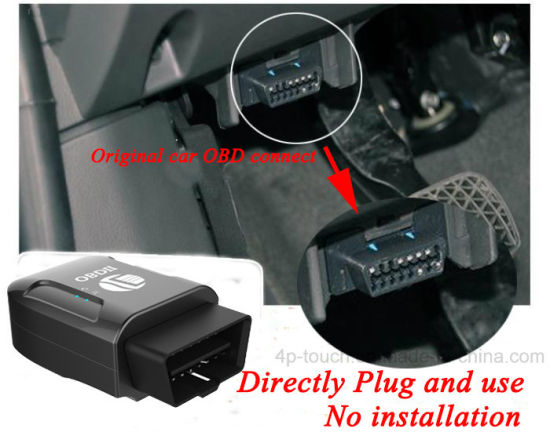 免费应用程序GSM OBD车队管理车辆GPS跟踪器T206