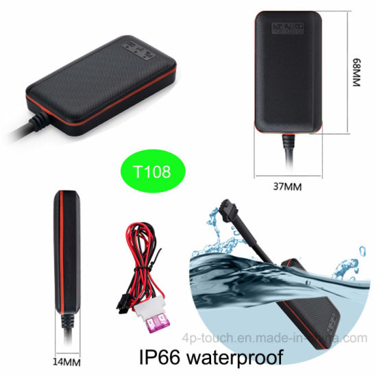 GSM防水车辆汽车GPS跟踪器，用于电动自行车T108