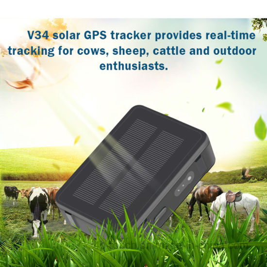2G防水太阳能电动汽车GPS跟踪器带有地理围栏警报警报v34