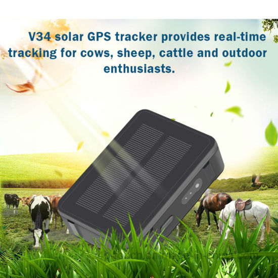 2G防水太阳能电动汽车GPS跟踪器带有地理围栏警报警报v34