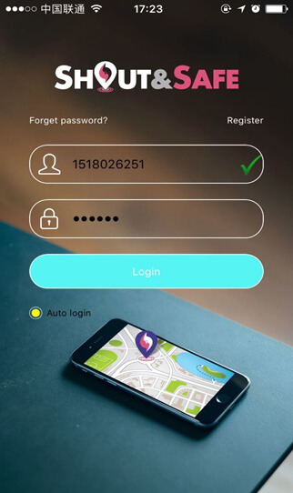 适用于印度的 Shoutsafe 应用