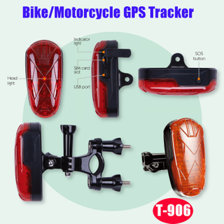 抗盗窃2G自行车轮椅GPS跟踪器带有冲击传感器T906