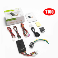 热销 GSM 车辆 GPS 跟踪装置，带防盗报警远程切断发动机 T100
