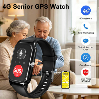 带 HR BP SP02 的高级医疗保健 GPS 追踪手表