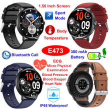 IP68防水心电求救呼叫智能蓝牙手表E473