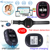 LTE IP67防水个人高级迷你GPS跟踪设备V45