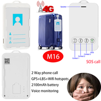 4G GPS ID卡跟踪器带有地理围栏警报M16