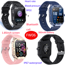 蓝牙呼叫智能手表与心率血压SPO2 FW06
