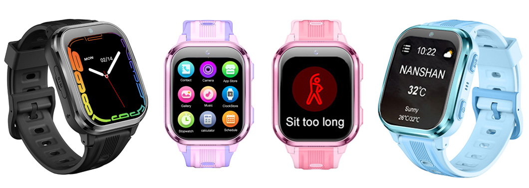 弧度屏 4G 儿童 GPS 追踪器 D40