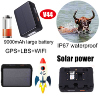 带有温度传感器V44的4G太阳能动物GPS跟踪器