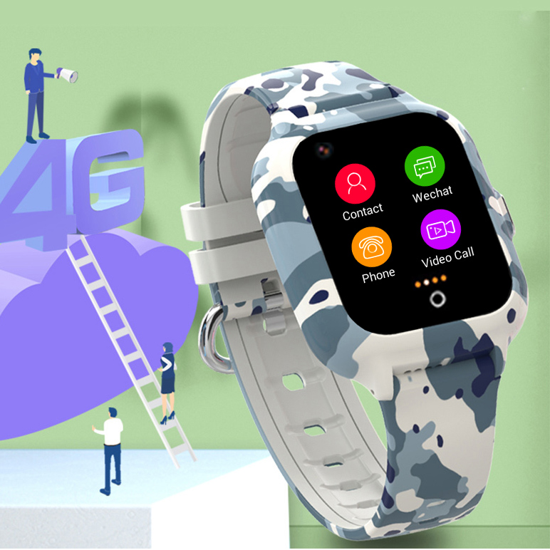 IP67防水4G儿童GPS手表跟踪器儿童安全Y48