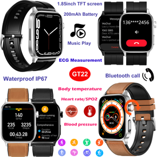 心率SPO2监视BT呼叫智能手表GT22