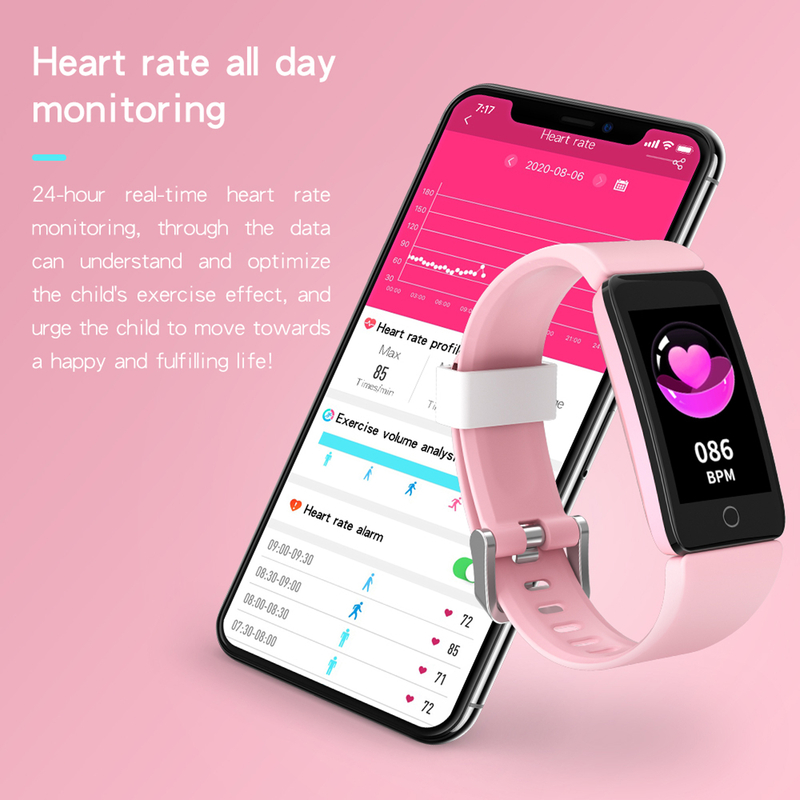 IP68防水心率血压SPO2 BT智能腕带T11