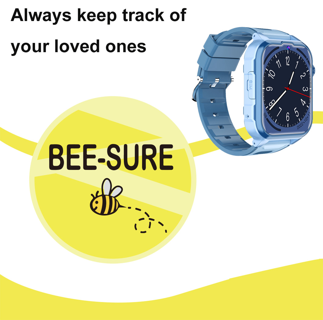 4G 旋转菜单儿童 GPS 手表 D35P