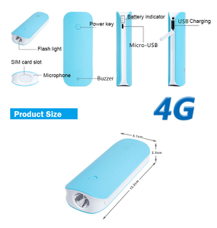 4G电力银行移动充电器GPS跟踪设备V40