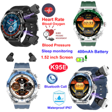 IP67防水智能蓝牙耳机手环带健康监测K95E