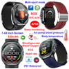  气泵IP67防水智能手环带心电HR BP SPO2监测AP65