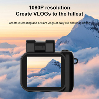 带高清屏幕的迷你运动相机 90 度可调闪光灯 