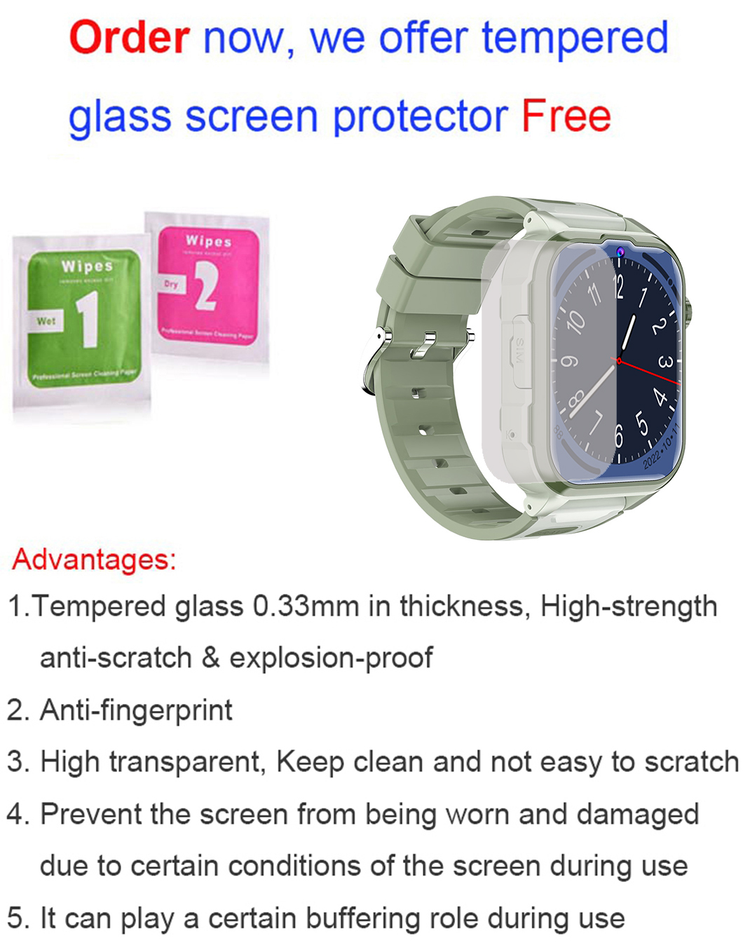 4G 旋转菜单 儿童 GPS 手表 D35P