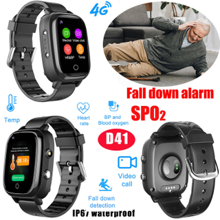 新的4G防水HR BP秋季警报高级GPS Tracker Watch D41