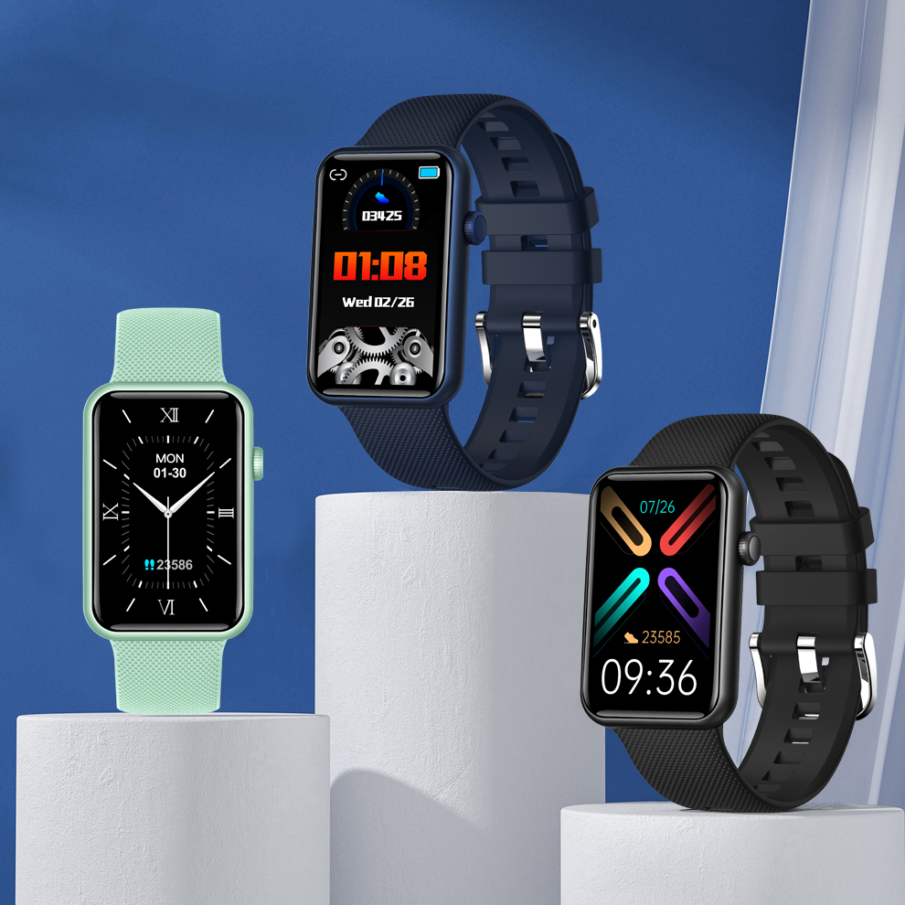 体温监测器智能手表，具有IP67防水HT3