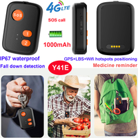4G防水迷你GPS跟踪器，跌落检测Y41E