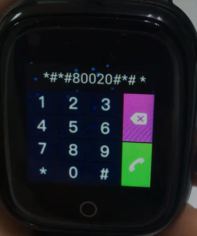 观看表盘