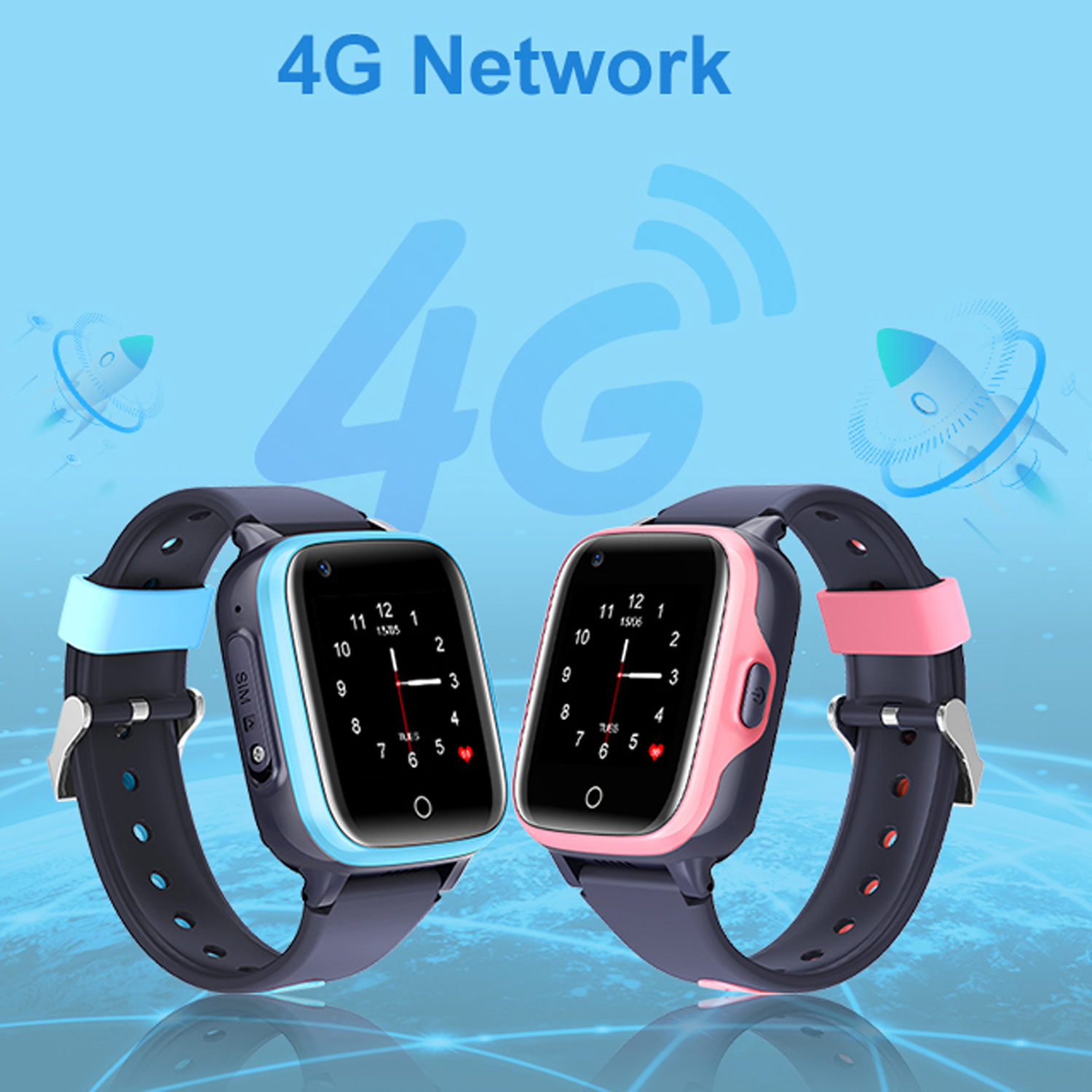 工厂4G防水Android WiFi儿童婴儿安全GPS跟踪器D31