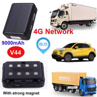 4G LTE 太阳能充电长电池寿命汽车集装箱 GPS 跟踪器 V44